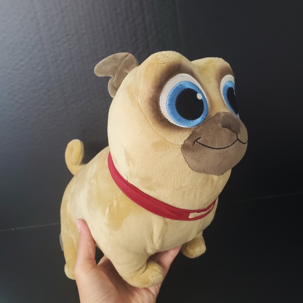 Disney Rolly the Pug Plush 12" Stuffed Animal Puppy Dog Pals Toy